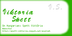viktoria spett business card